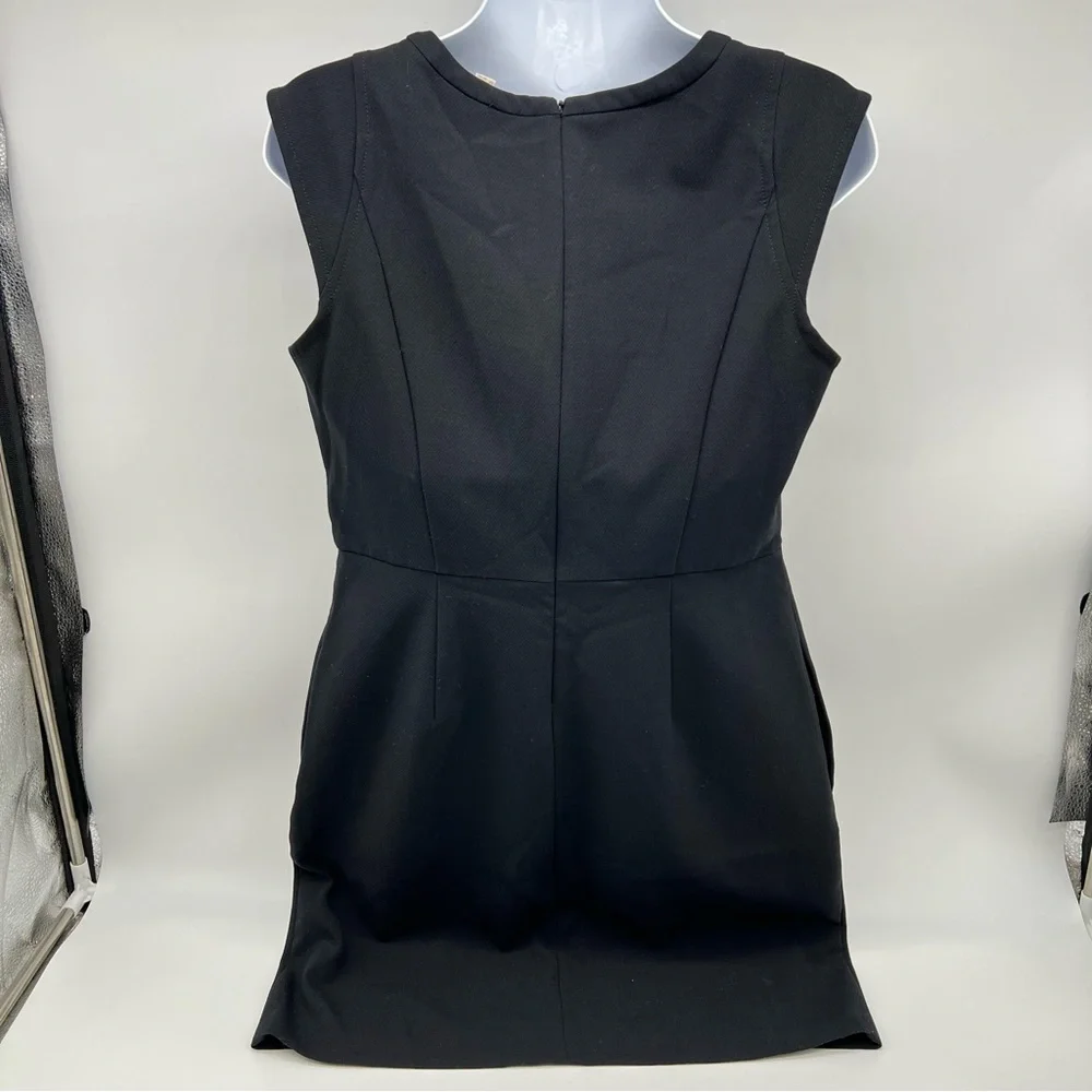 LOFT Black Sleeveless  Sheath Mini Dress-Size 6P - Picture 4 of 8
